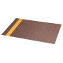 Rhodiarama sous-main rigide simili cuir italien CHOCOLAT 60x40cm