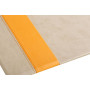 Rhodiarama sous-main rigide simili cuir italien BEIGE 60x40cm