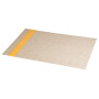 Rhodiarama sous-main rigide simili cuir italien BEIGE 60x40cm
