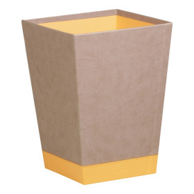 Rhodiarama corbeille à papier TAUPE 27x27x32cm