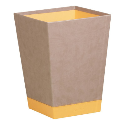 Rhodiarama corbeille à papier TAUPE 27x27x32cm