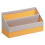 Rhodiarama porte-courrier simili cuir italien SILVER 25x10x14cm