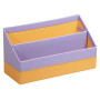 Rhodiarama porte-courrier simili cuir italien IRIS 25x10x14cm