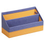 Rhodiarama porte-courrier simili cuir italien SAPHIR 25x10x14cm