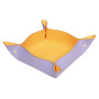 Rhodiarama vide-poche réversible simili cuir italien IRIS 12x12x4,5cm