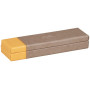 Rhodiarama plumier simili cuir italien TAUPE 21x5,5x3cm
