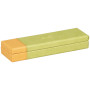 Rhodiarama plumier simili cuir italien ANIS 21x5,5x3cm