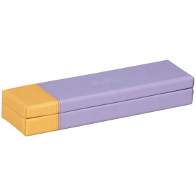 Rhodiarama plumier simili cuir italien IRIS 21x5,5x3cm