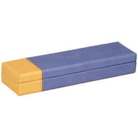 Rhodiarama plumier simili cuir italien SAPHIR 21x5,5x3cm
