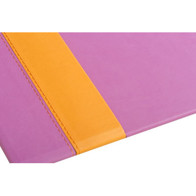 Rhodiarama sous-main rigide simili cuir italien LILAS 60x40cm