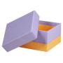 Rhodiarama set 5 boîtes gigognes simili cuir italien IRIS 44x34x16cm