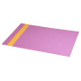 Rhodiarama sous-main rigide simili cuir italien LILAS 60x40cm