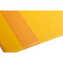 Rhodiarama sous-main rigide simili cuir italien JONQUILLE 60x40cm