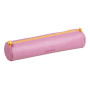 Rhodiarama trousse ronde LILAS simili cuir italien 5x21,5cm