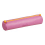 Rhodiarama trousse ronde LILAS simili cuir italien 5x21,5cm