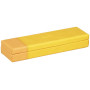 Rhodiarama plumier simili cuir italien JONQUILLE 21x5,5x3cm