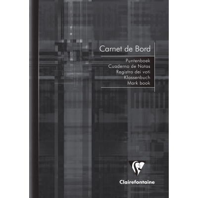 Carnet de bord piqué 14,8x21cm 64p