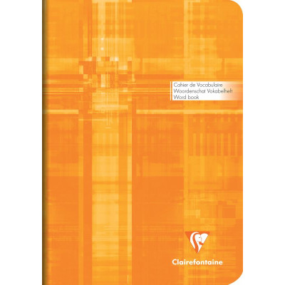 Carnet vocabulaire 14,8x21cm 64p ligné + marge centrale