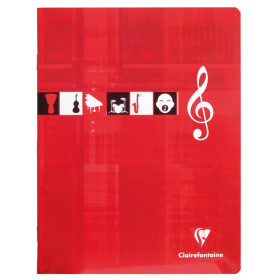 Piqûre Musique & Chant 17x22cm 56p ligné