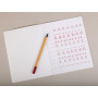 Cahier d'écriture piqué Clairenfantine 17x22cm 32p DL 3 mm I