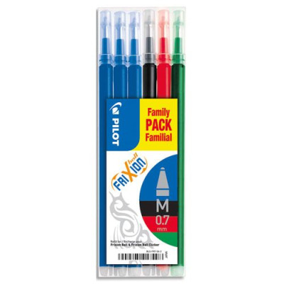 PIL SET/6 RECH FRIXION ASS 525643