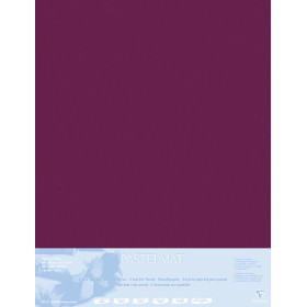 Pastelmat contrecollé  70x100 5F Lie de vin