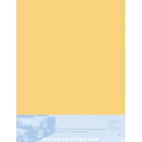Pastelmat contrecollé  70x100 5F Bouton d'or