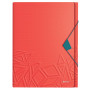 Classeur menager PP URBAN CHIC, Rouge