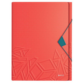 Classeur menager PP URBAN CHIC, Rouge
