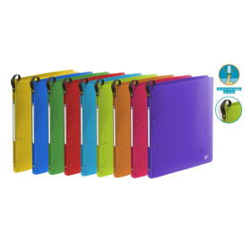 CLASSEUR OXFORD SCHOOL LIFE UP A4+ D20 4AN ROND EZ PP AST PAV