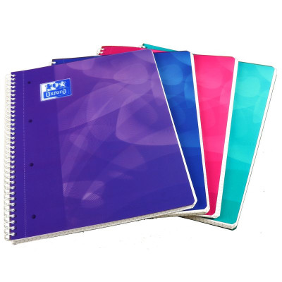 CAHIER OXFORD LAGOON INTEGRALE et 4TROUS 230x297 160P OPTIKP. Q5+TAG POLYPRO