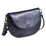 CUIRISÉ Sac rond ELYCIA 25x16,5x4,5cm Pétrole