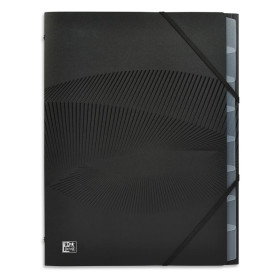 TRIEUR OXFORD OSMOSE A4 8P PP OPAQ NOIR
