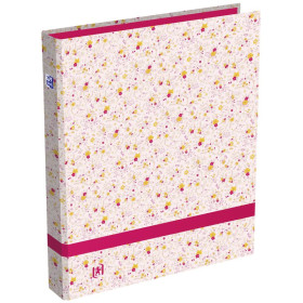 CLASSEUR OXFORD FLOWERS A4 D40 4AN -O