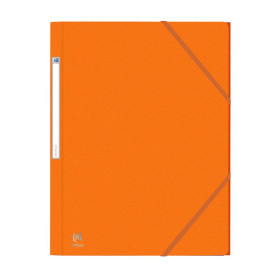 CHEMISE ELAST 3RAB. OXFORD EUROFOLIO+ A4 ORANGE PACx10