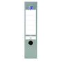 CLASSEUR A LEVIER OXFORD A4 DOS 80MM 2 ANNEAUX PP/PP GRIS