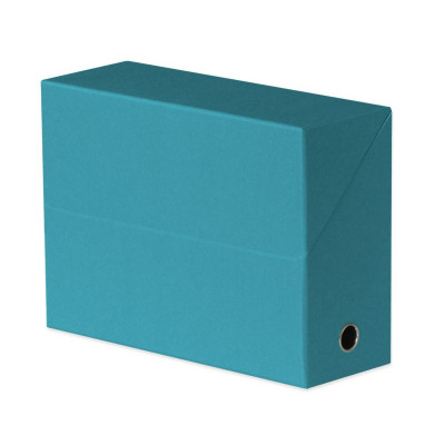 BOITE DE TRANSFERT 34X25,5 D9 TOILE BLEU TURQ