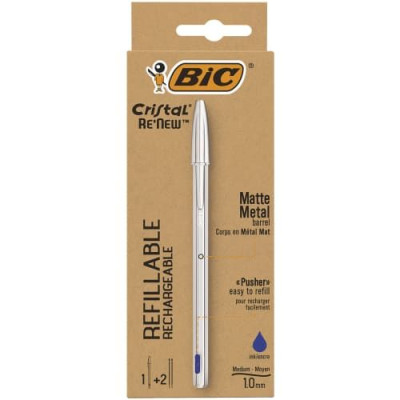BIC BLS/1 CRISTAL RENEW+2 RECH BL 997202