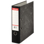 Classeur a levier carton marbre 75 mm Esselte Noir
