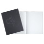 Livre d'or 100p argent 27x22cm Art noir