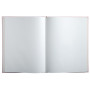 Livre d'or 100p or 27x22cm Ellipse Rose