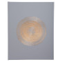 Livre d'or 100p or 27x22cm Ellipse gris