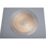 Livre d'or 100p or 27x22cm Ellipse gris