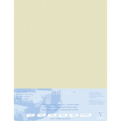Pastelmat contrecollé  50x70 5F Sable