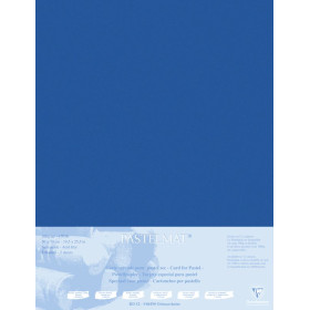 Pastelmat contrecollé  50x70 5F Bleu foncé