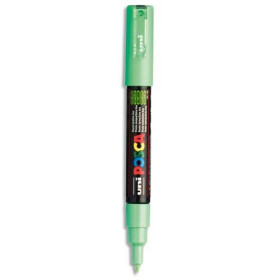 Uniball Posca Marqueur peinture à eau, encre à pigmentation vert clair, pointe e
