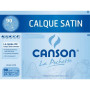 CANSON Pochette de 12 feuilles 24x32cm papier calque 70g. Avec pastilles reposit