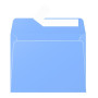 Paquet de 20 enveloppes Pollen 90x140 myosotis