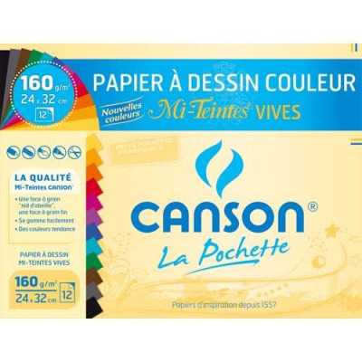 CAN P/12 MI-TEINTE 160G 24X32 C200002776