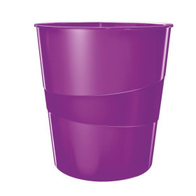 Corbeille a papier WOW Leitz , Violet